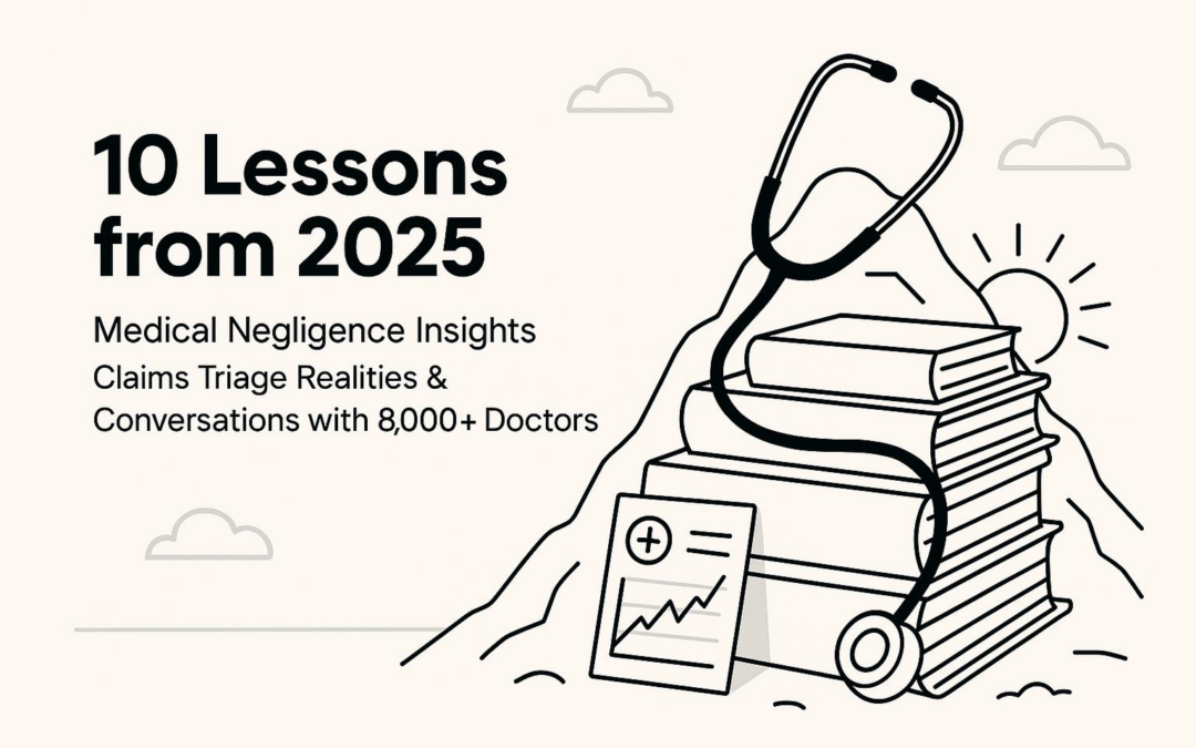 10 Lessons from 2025: Medical Negligence Insights, Claims Triage Realities and Conversations with More Than Eight Thousand Doctors