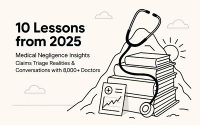 10 Lessons from 2025: Medical Negligence Insights, Claims Triage Realities and Conversations with More Than Eight Thousand Doctors
